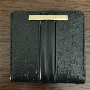 Brahmin Black Bi-Fold Wallet